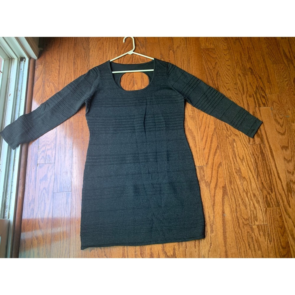 Dots Bodycon Black Dress Size 1X NWT